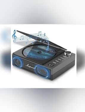 Leapwell portable CD player supports 7 playback modes: CD Play, Bluetooth.